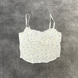 Hollister Crop Floral Tank Top